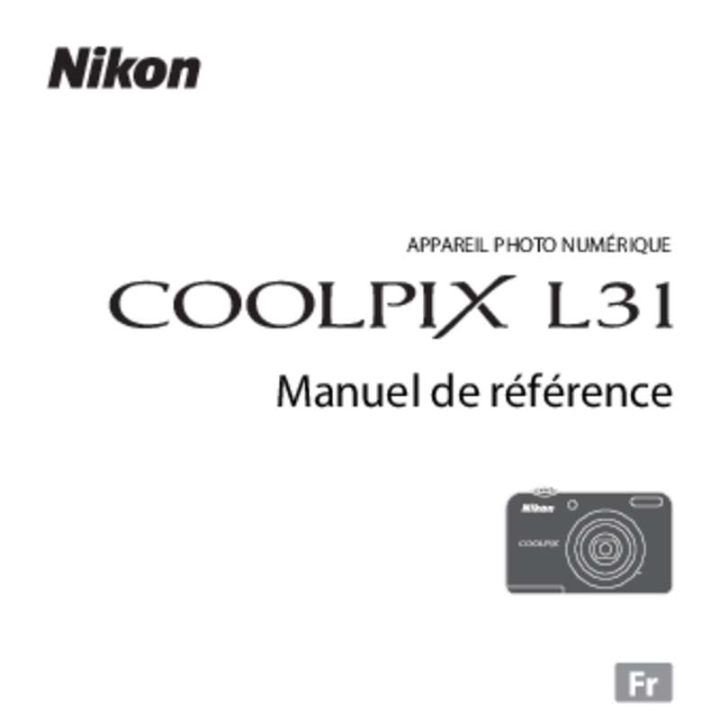 Guide utilisation NIKON COOLPIX L31  de la marque NIKON