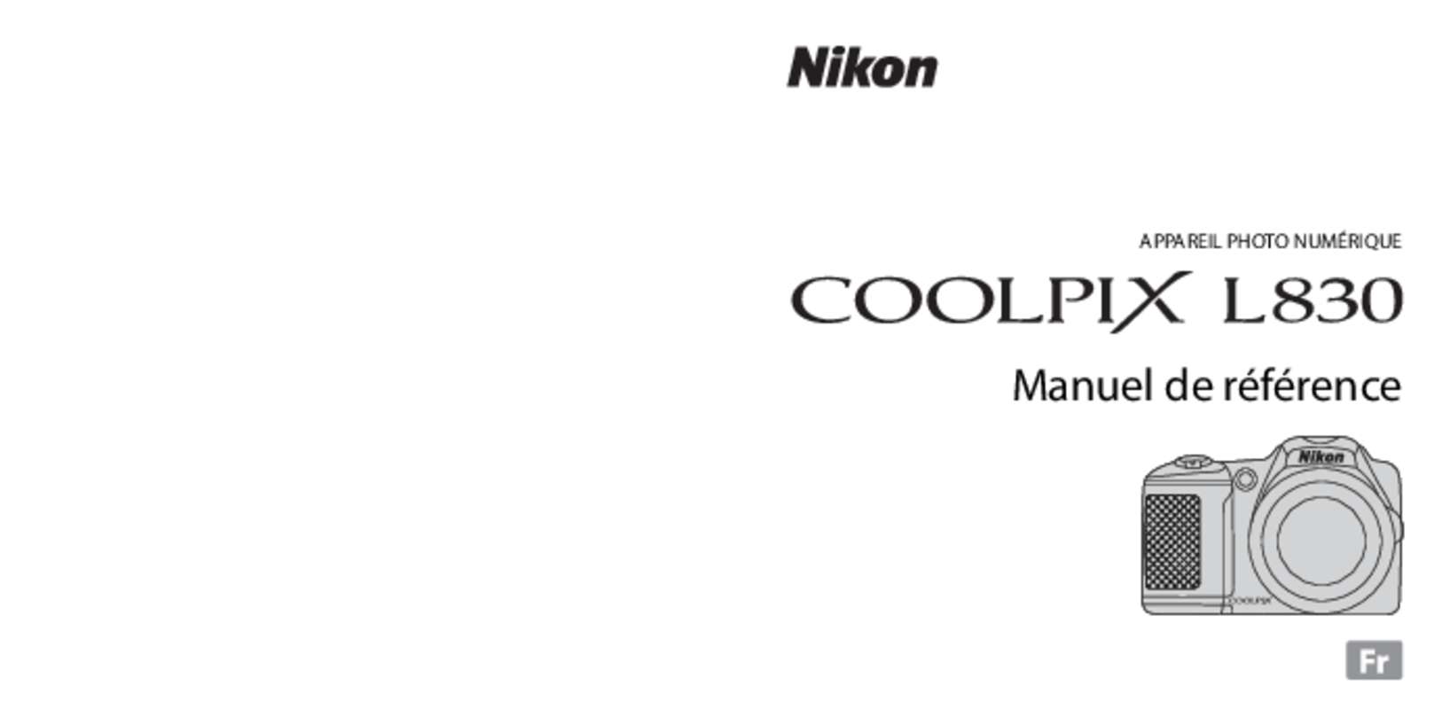 Guide utilisation NIKON COOLPIX L830  de la marque NIKON