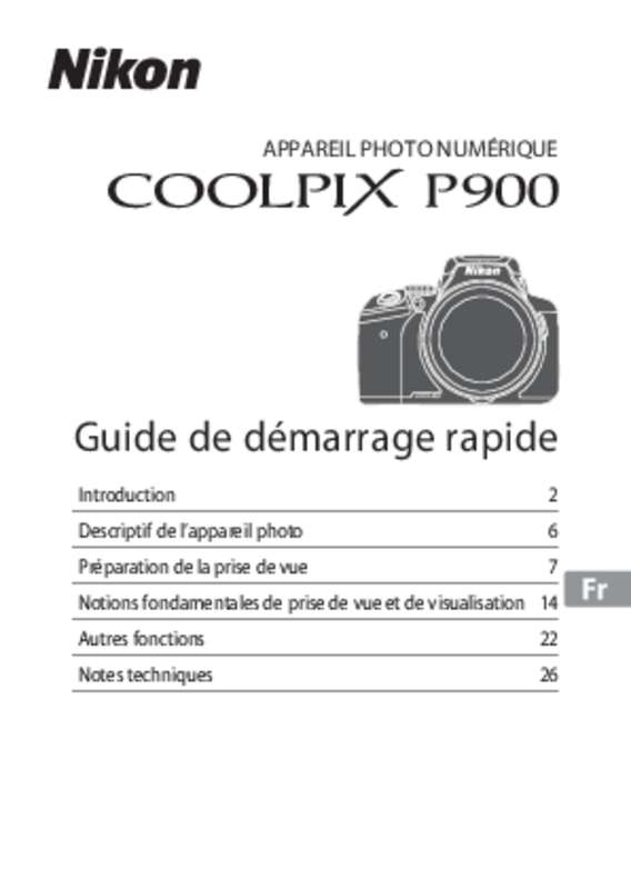 Guide utilisation NIKON COOLPIX P900  de la marque NIKON