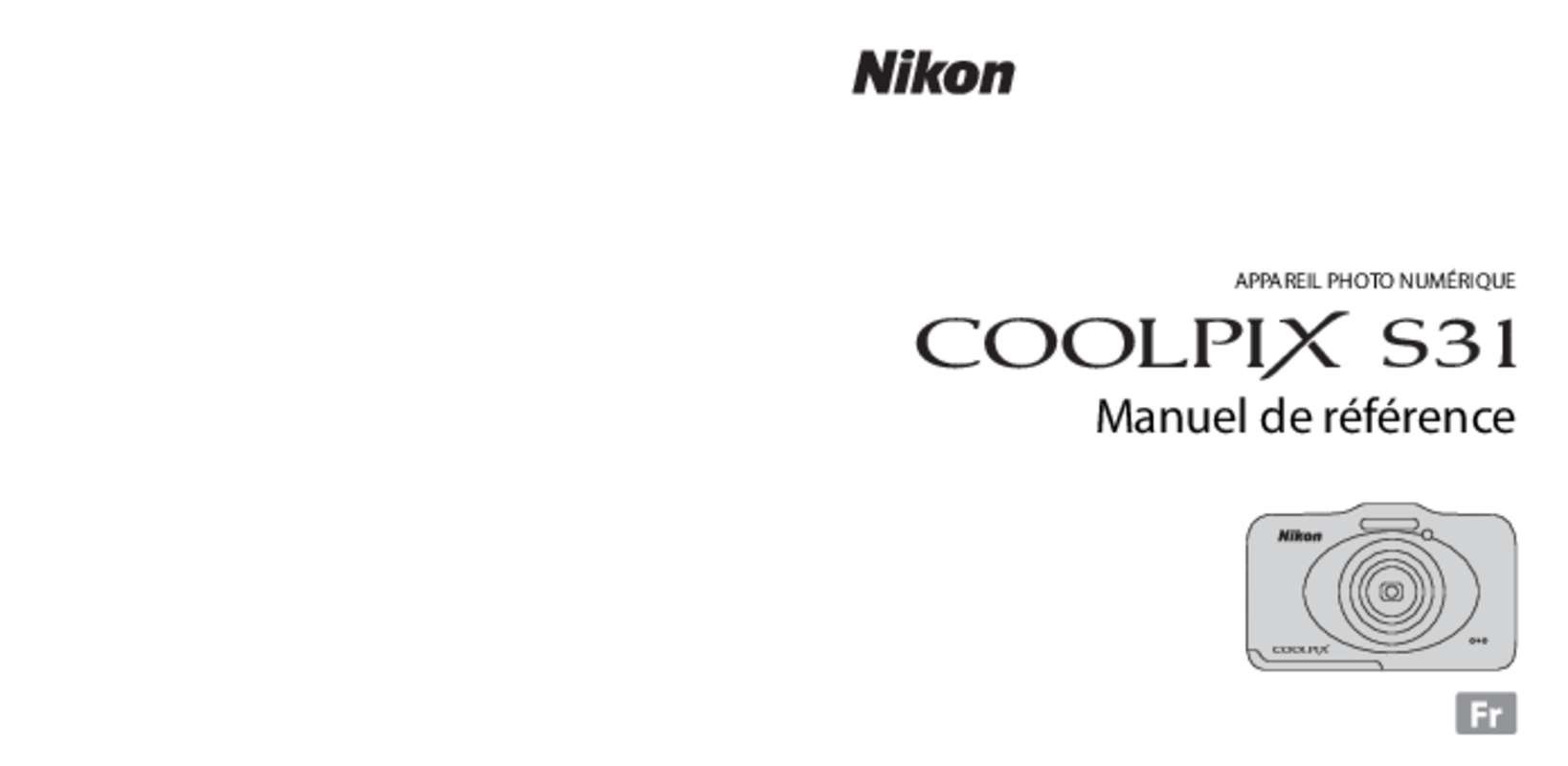 Guide utilisation NIKON COOLPIX S31  de la marque NIKON