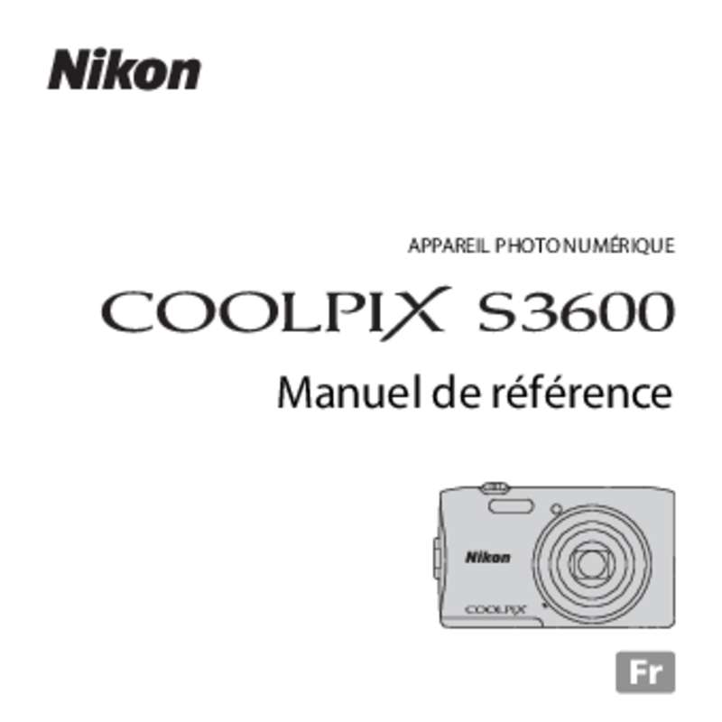 Guide utilisation NIKON COOLPIX S3600  de la marque NIKON