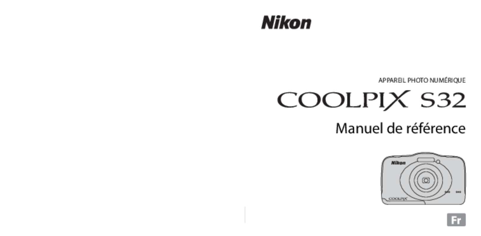 Guide utilisation NIKON S32  de la marque NIKON