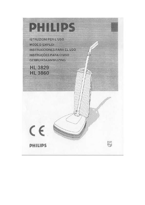 Guide utilisation PHILIPS HL3829  de la marque PHILIPS