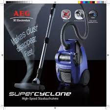 Notice AEG-ELECTROLUX ASC 6940 Ηλεκτρική σκούπα