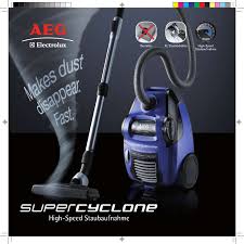 Notice AEG-ELECTROLUX ASC 6950 Ηλεκτρική σκούπα