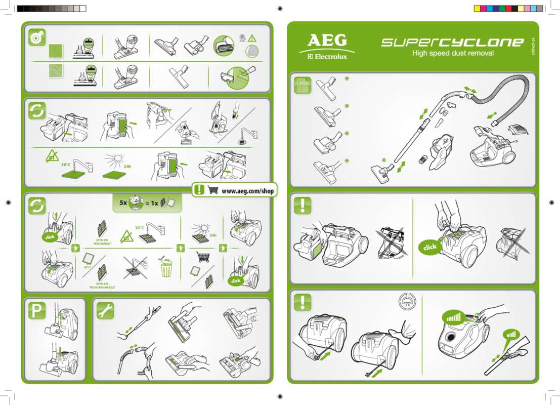 Guide utilisation AEG-ELECTROLUX ASC6940UK de la marque AEG-ELECTROLUX