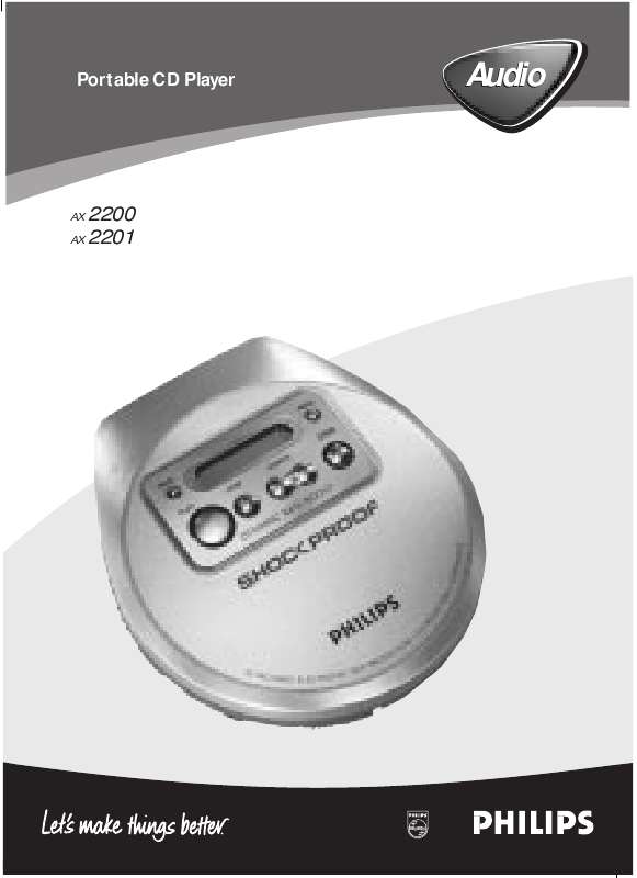 Guide utilisation PHILIPS AX2200-00C  de la marque PHILIPS