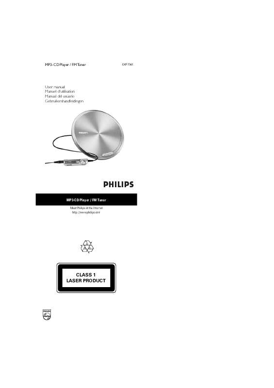 Guide utilisation PHILIPS EXP7361/00C  de la marque PHILIPS