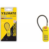 Notice STANLEY 3 DIGIT YELLOW 20MM ZINC VINYL STEEL CABLE Serrure