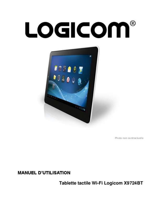 Guide utilisation LOGICOM X9724BT  de la marque LOGICOM