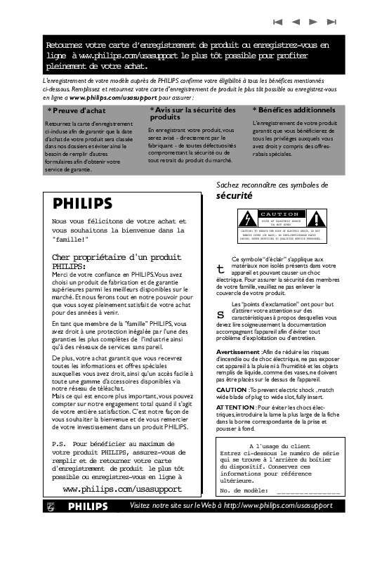 Guide utilisation PHILIPS 37PF9631D-37B  de la marque PHILIPS