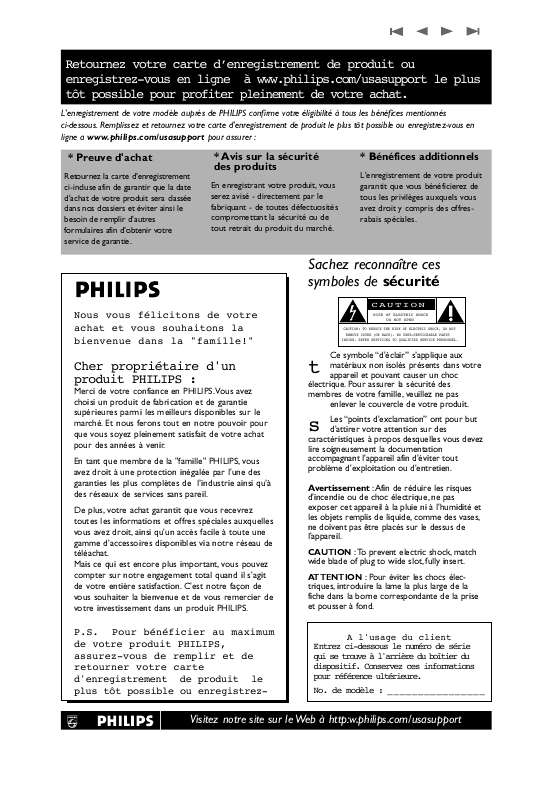 Guide utilisation PHILIPS 42PF9731D-37B  de la marque PHILIPS