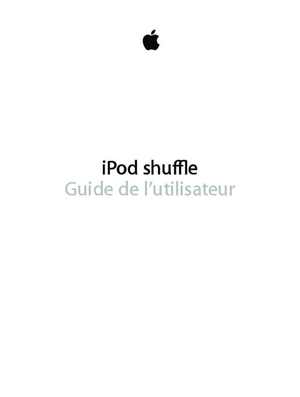 Guide utilisation APPLE IPOD SHUFFLE 5  de la marque APPLE