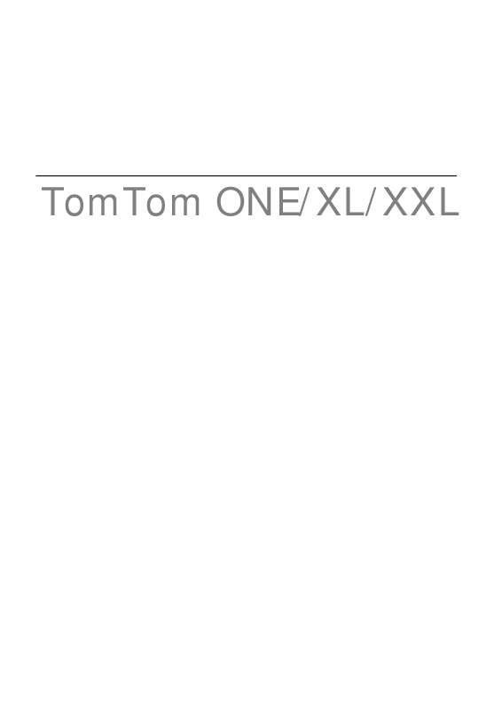 Guide utilisation TOMTOM XL  de la marque TOMTOM