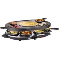 Notice PRINCESS RACLETTE 8 OVAL GRILL PARTY Appareil à fondue, raclette et wok