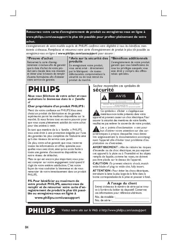 Guide utilisation PHILIPS DVDR3455H/37B  de la marque PHILIPS