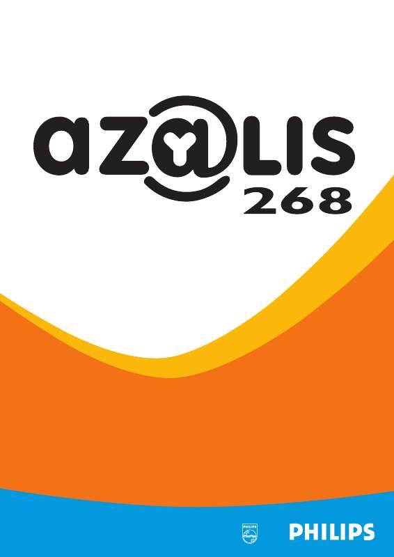 Guide utilisation PHILIPS AZALIS 268  de la marque PHILIPS