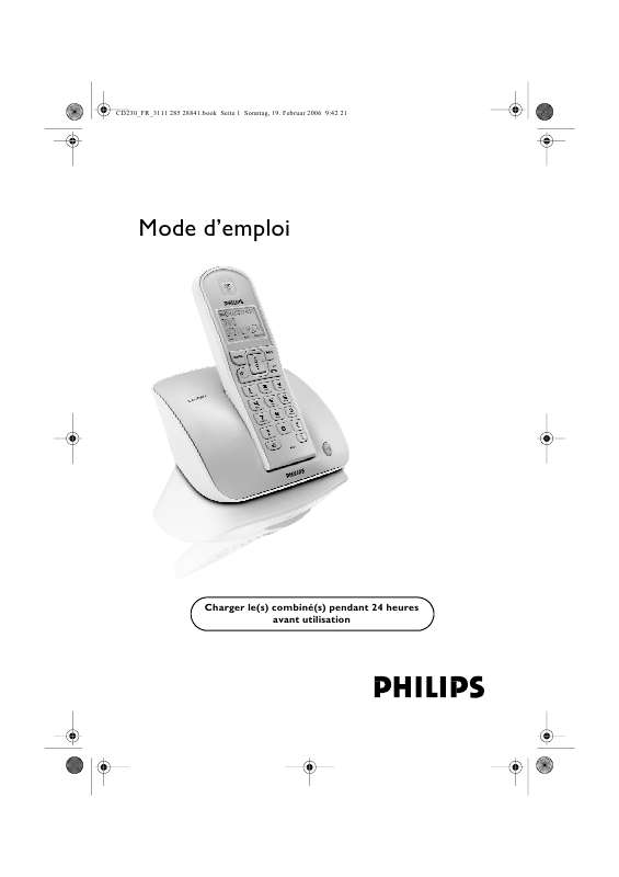 Guide utilisation PHILIPS CD2302S  de la marque PHILIPS
