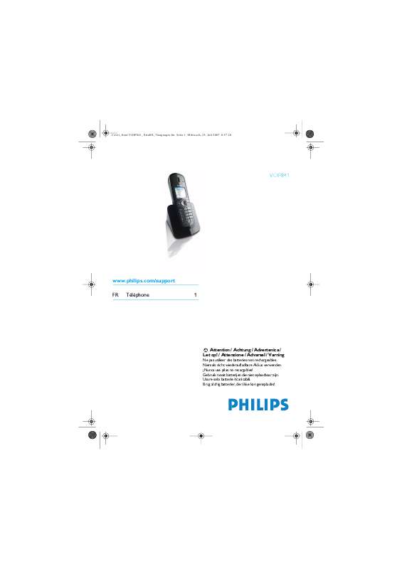 Guide utilisation PHILIPS VOIP8410B  de la marque PHILIPS
