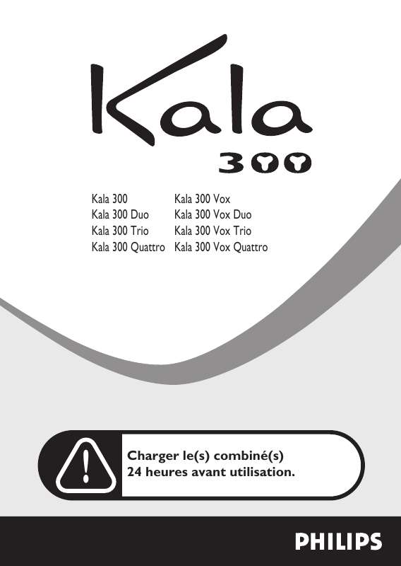 Guide utilisation PHILIPS KALA 300 TRIO  de la marque PHILIPS