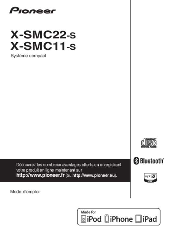 Guide utilisation  PIONEER X-SMC11-S  de la marque PIONEER
