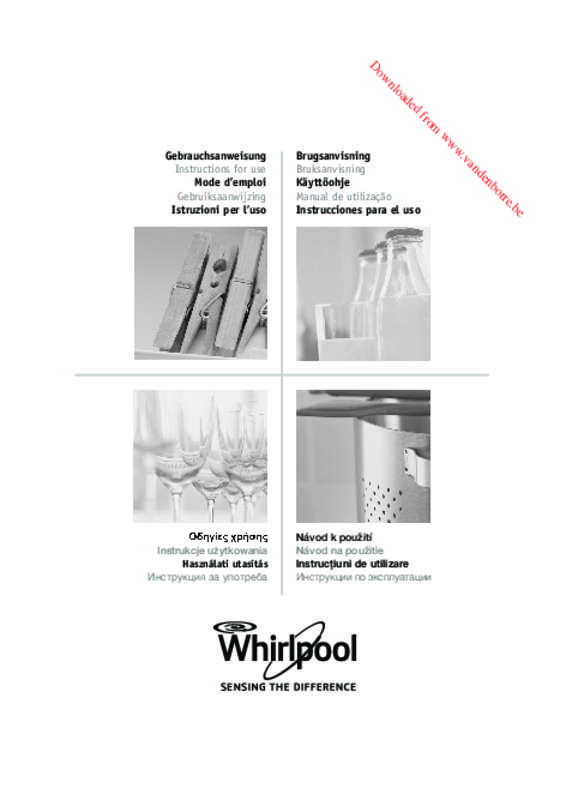 Guide utilisation WHIRLPOOL MWO730SIL de la marque WHIRLPOOL