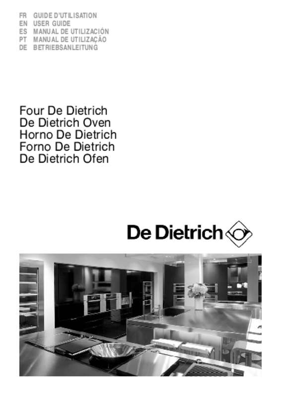 Guide utilisation DE DIETRICH DOP1120X de la marque DE DIETRICH