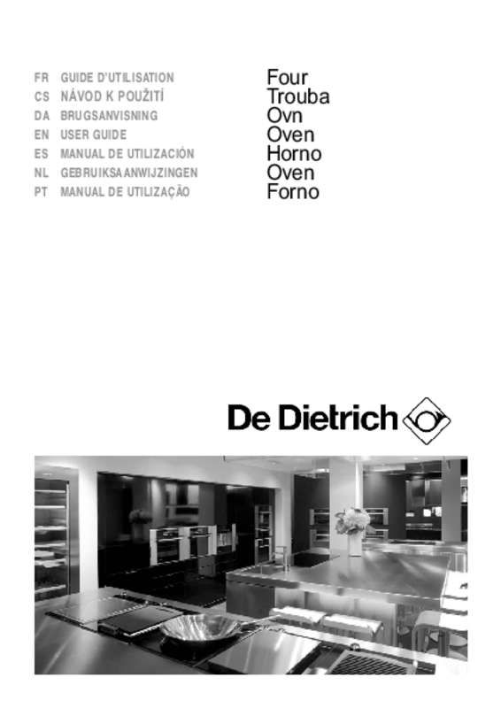 Guide utilisation DE DIETRICH DOP6520X de la marque DE DIETRICH