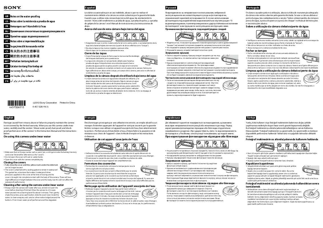 Guide utilisation SONY CYBER-SHOT DSC-TF1/R  de la marque SONY
