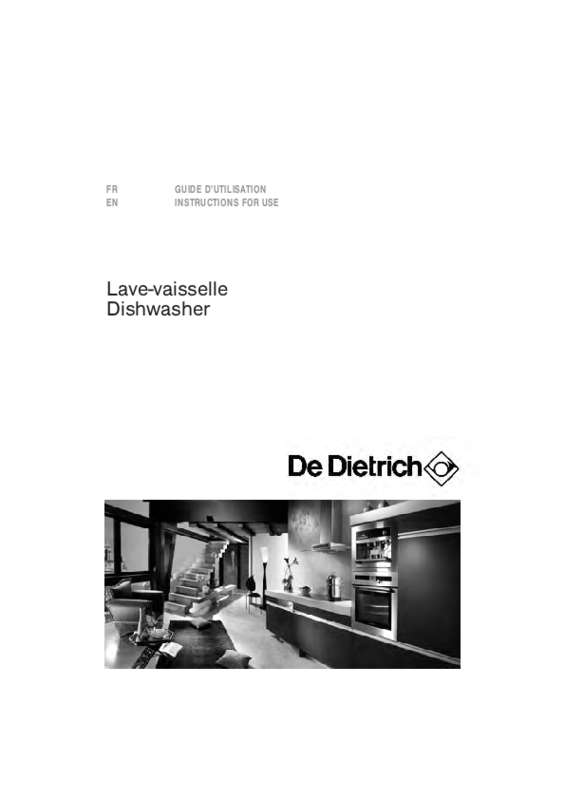 Guide utilisation DE DIETRICH DVF1230W de la marque DE DIETRICH