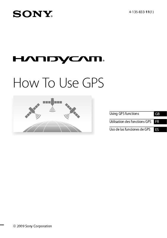 Guide utilisation SONY HDR-XR200V  de la marque SONY