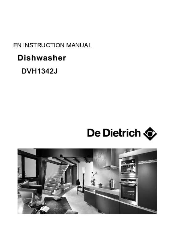Guide utilisation DE DIETRICH DVH1342J de la marque DE DIETRICH