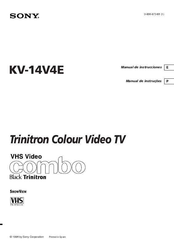 Guide utilisation SONY KV-14V4E  de la marque SONY