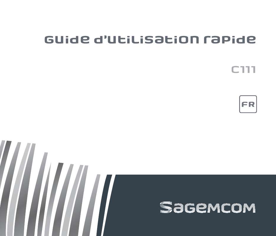 Guide utilisation  SAGEM C111  de la marque SAGEM