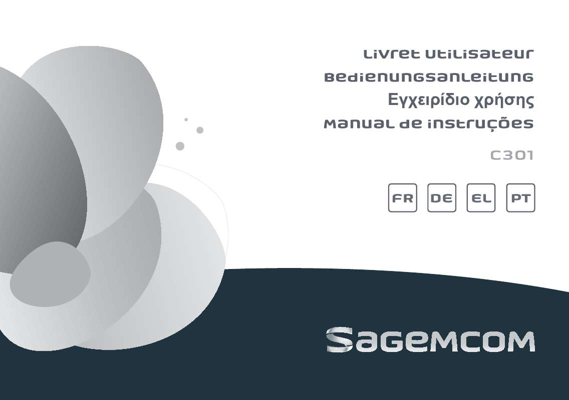 Guide utilisation  SAGEM C301  de la marque SAGEM