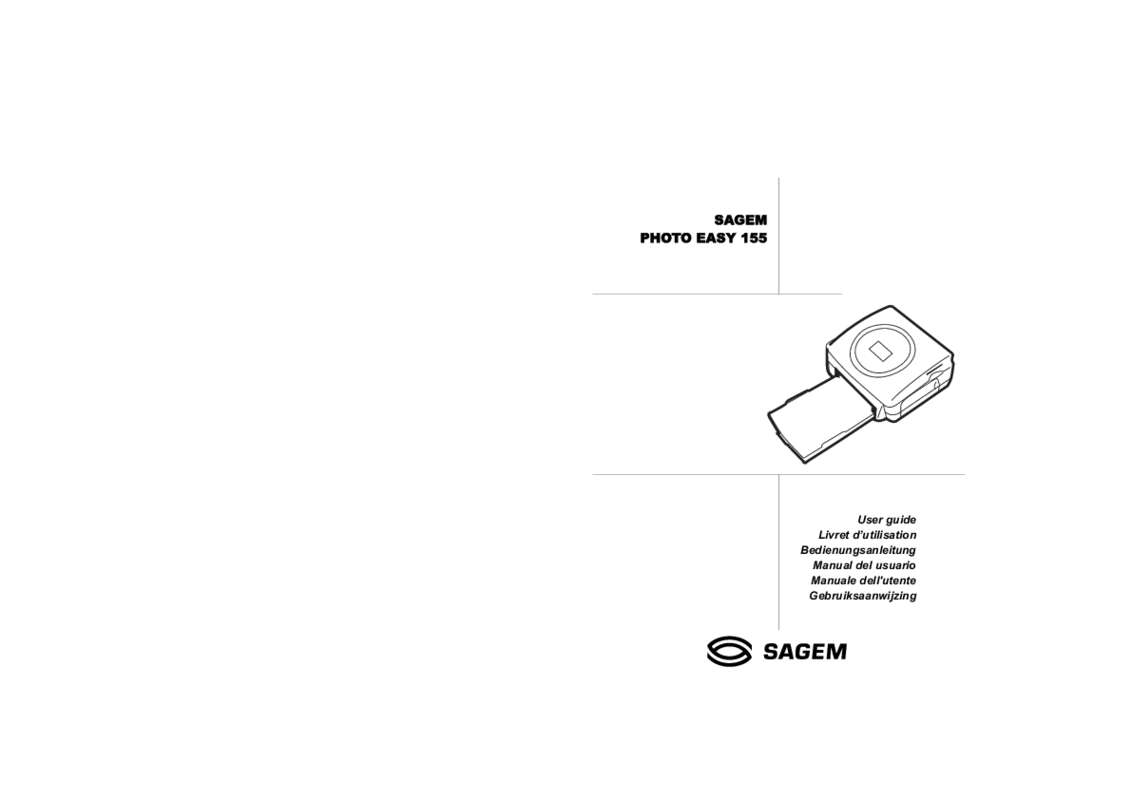Guide utilisation SAGEM EASY 155  de la marque SAGEM
