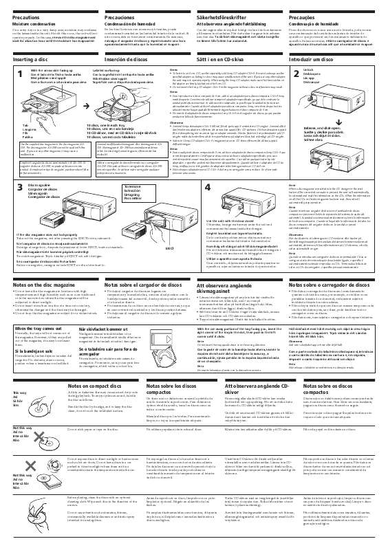 Guide utilisation SONY CDX-805  de la marque SONY
