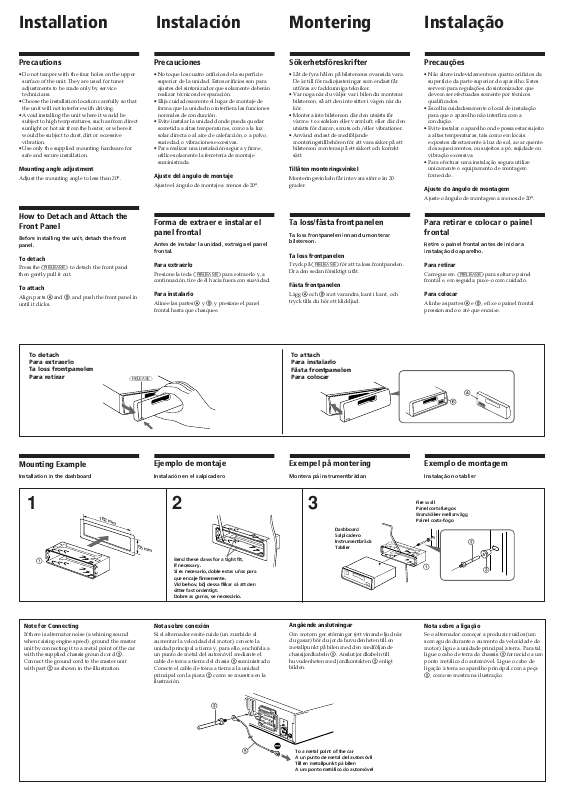 Guide utilisation SONY XR-C4100  de la marque SONY
