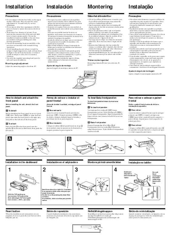 Guide utilisation SONY XR-C8100RW  de la marque SONY