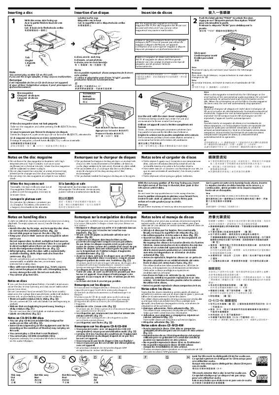Guide utilisation SONY CDX-T68PKG  de la marque SONY