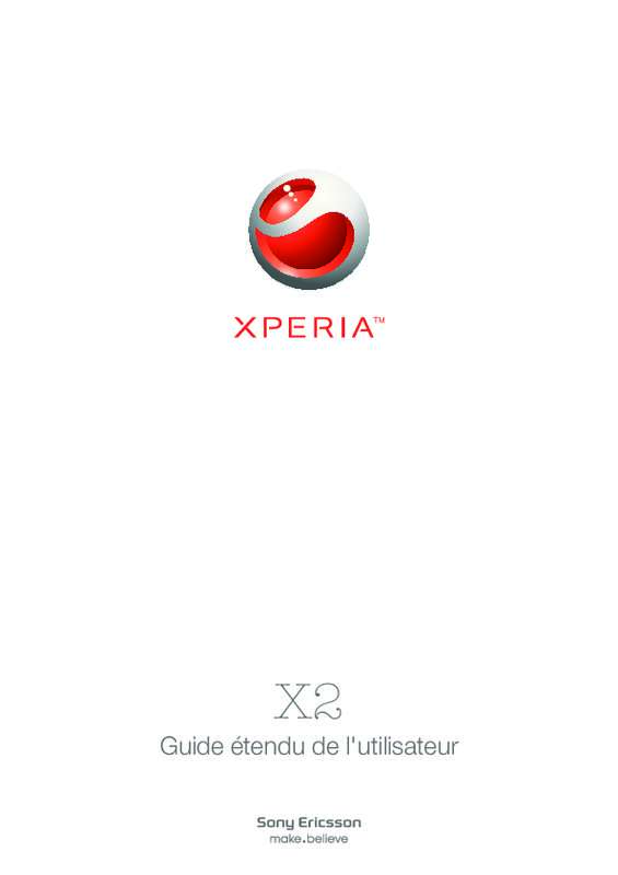 Guide utilisation SONY XPERIA X2  de la marque SONY