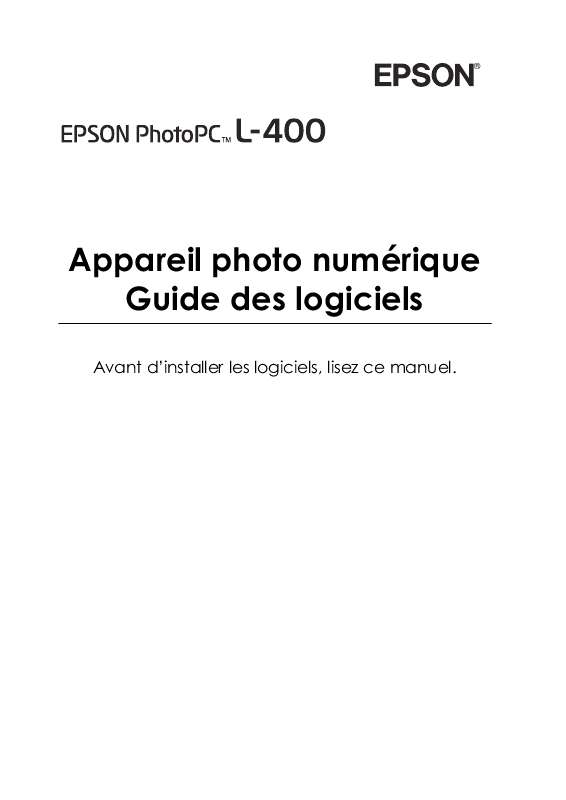 Guide utilisation EPSON PHOTOPC L-400  de la marque EPSON