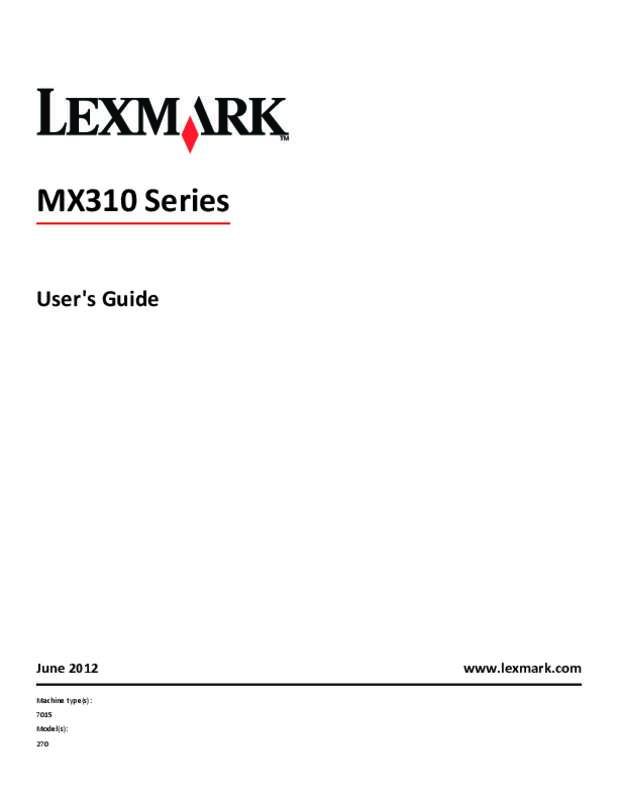 Guide utilisation EPSON MX310  de la marque EPSON