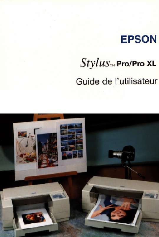 Guide utilisation EPSON STYLUS PRO XL  de la marque EPSON