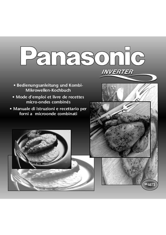 Guide utilisation PANASONIC NN-A873SBWPG de la marque PANASONIC