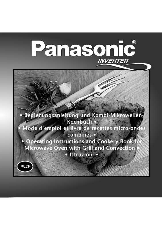 Guide utilisation PANASONIC NN-L534MBWPG de la marque PANASONIC