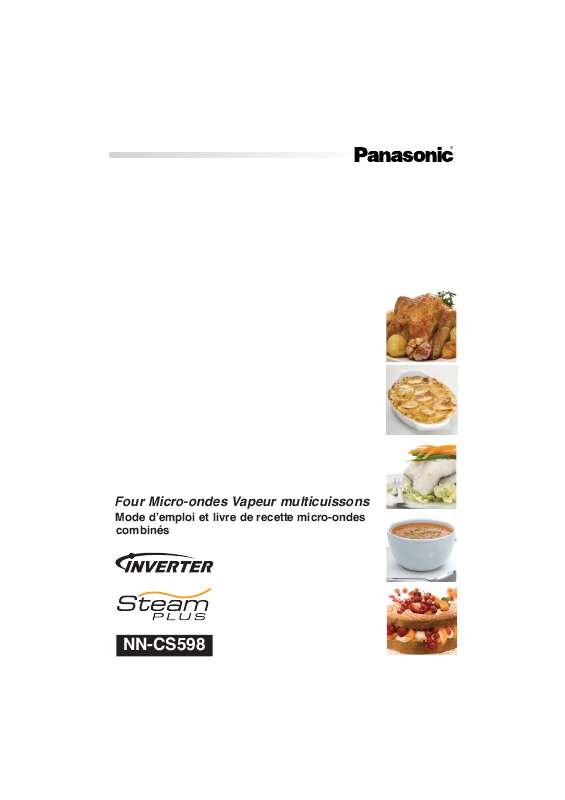 Guide utilisation PANASONIC NN-CS598SEPG de la marque PANASONIC