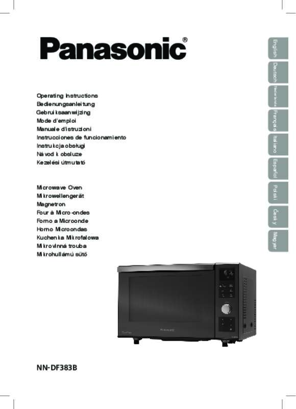 Guide utilisation PANASONIC NN-DF383B de la marque PANASONIC