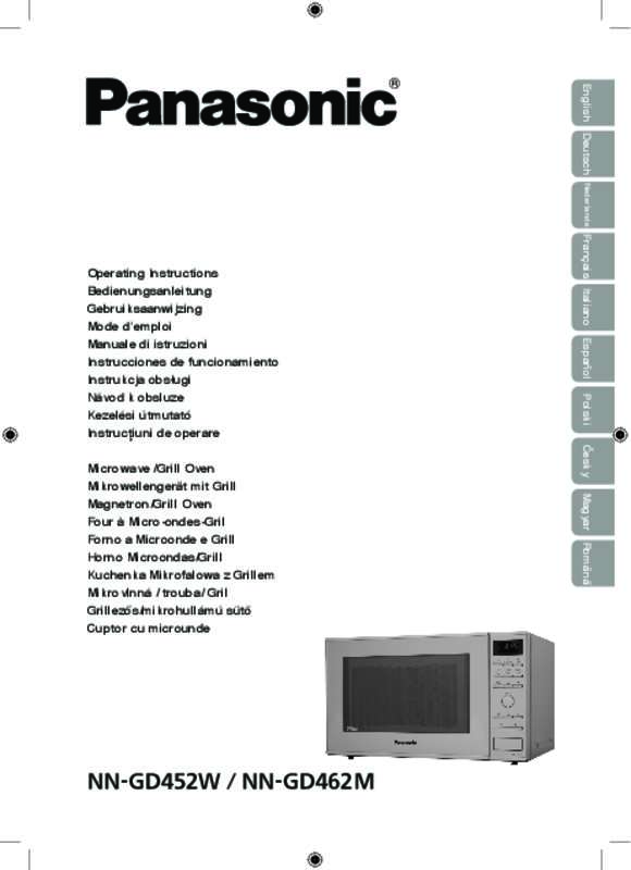 Guide utilisation PANASONIC NN-GD452W de la marque PANASONIC