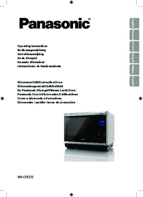 Guide utilisation PANASONIC NN-CF873S de la marque PANASONIC